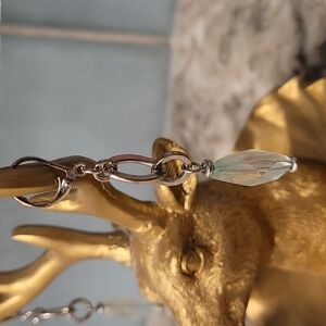 Beautiful light blue silver dangles